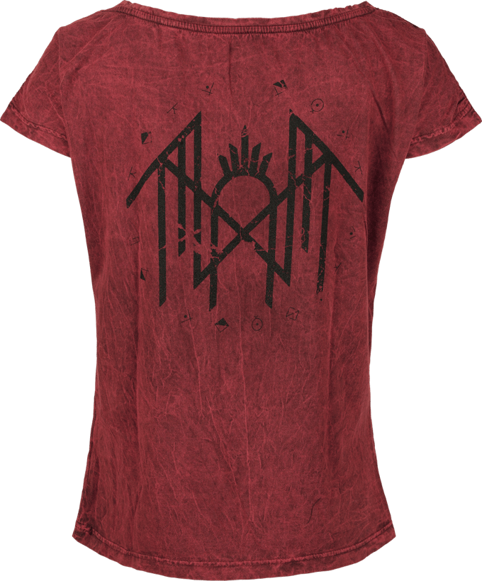 Sleep Token T-shirt - Circle Logo - S tot XL - voor Vrouwen - rood