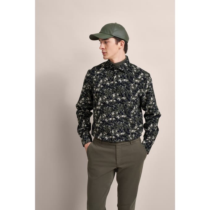 Bugatti Herren Shirt met grafische print