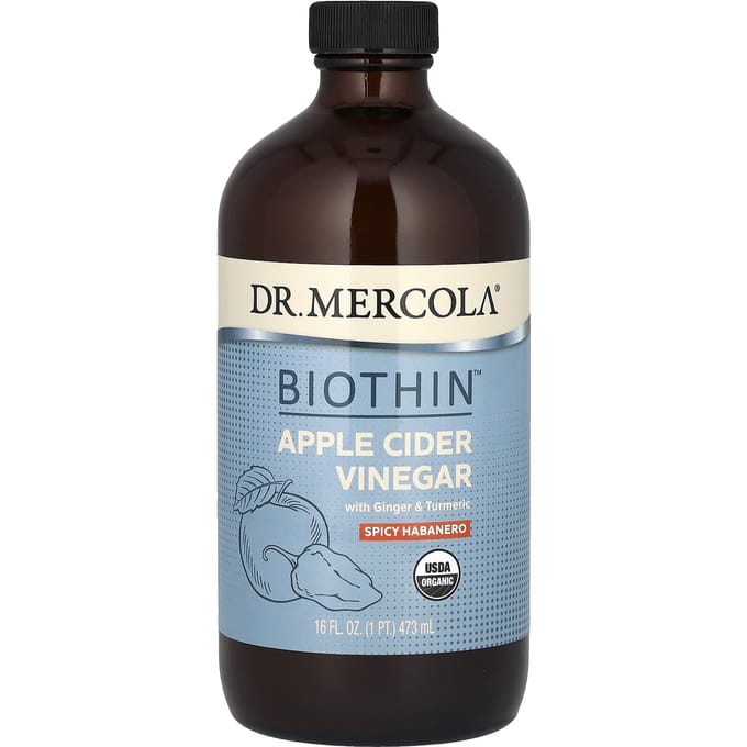 Dr. Mercola, Biologische Keto Appelciderazijn, Pittig, 16 oz (473 ml)