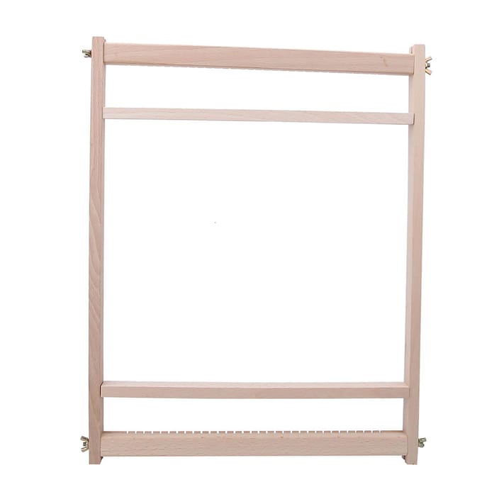 DIY Houten Handweefmachine Tapijt Weefgetouw Kinderweefspeelgoed beige
