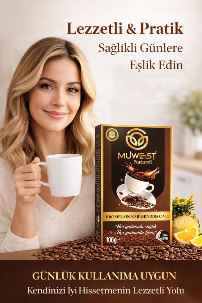 Muwest Café Naturel Bromélaïne Pissenlit Vitamine C 100 Gr 100 GR