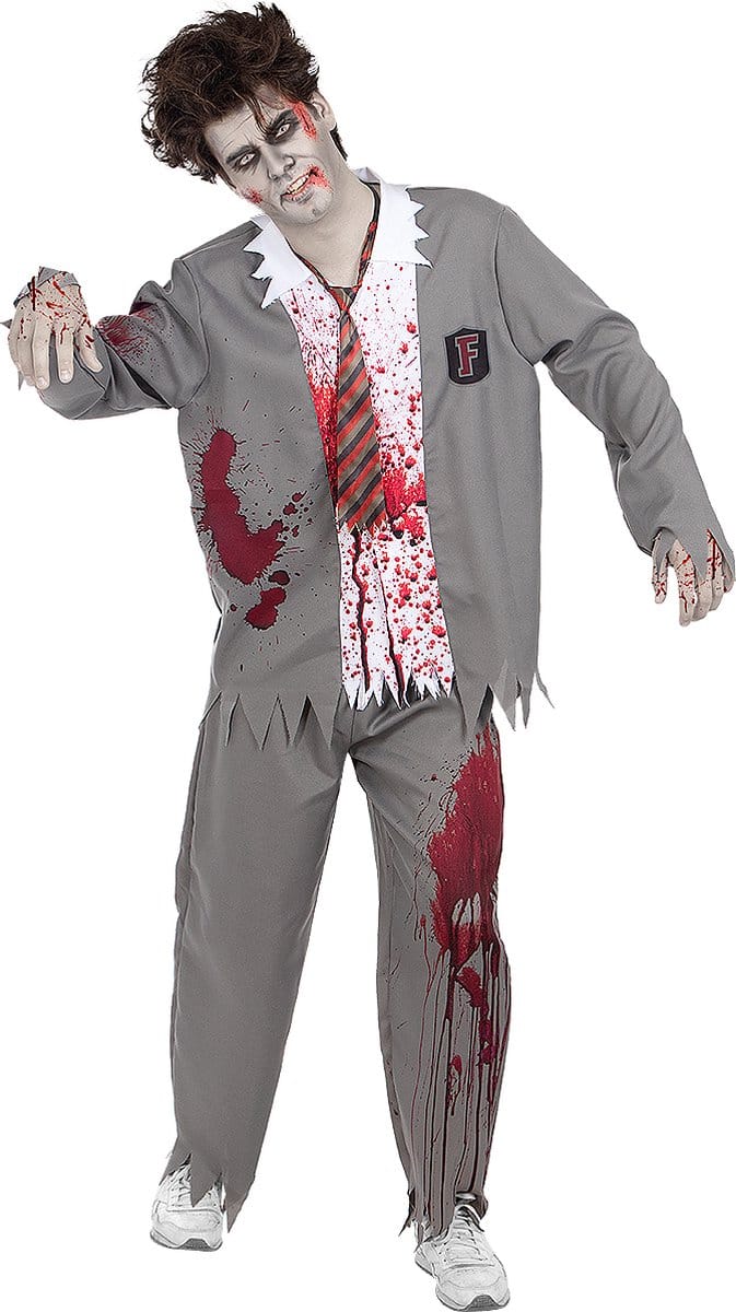 FUNIDELIA Zombie Studentenkostuum voor mannen - Maat: M
