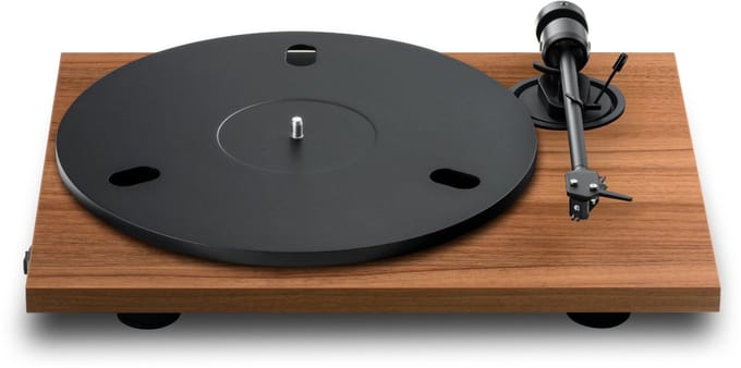 Pro-Ject E1.2 Pick it MM E Platenspeler – Plug & Play Vinyl draaitafel – Aluminium Plateau – Handgemaakt – Walnoot