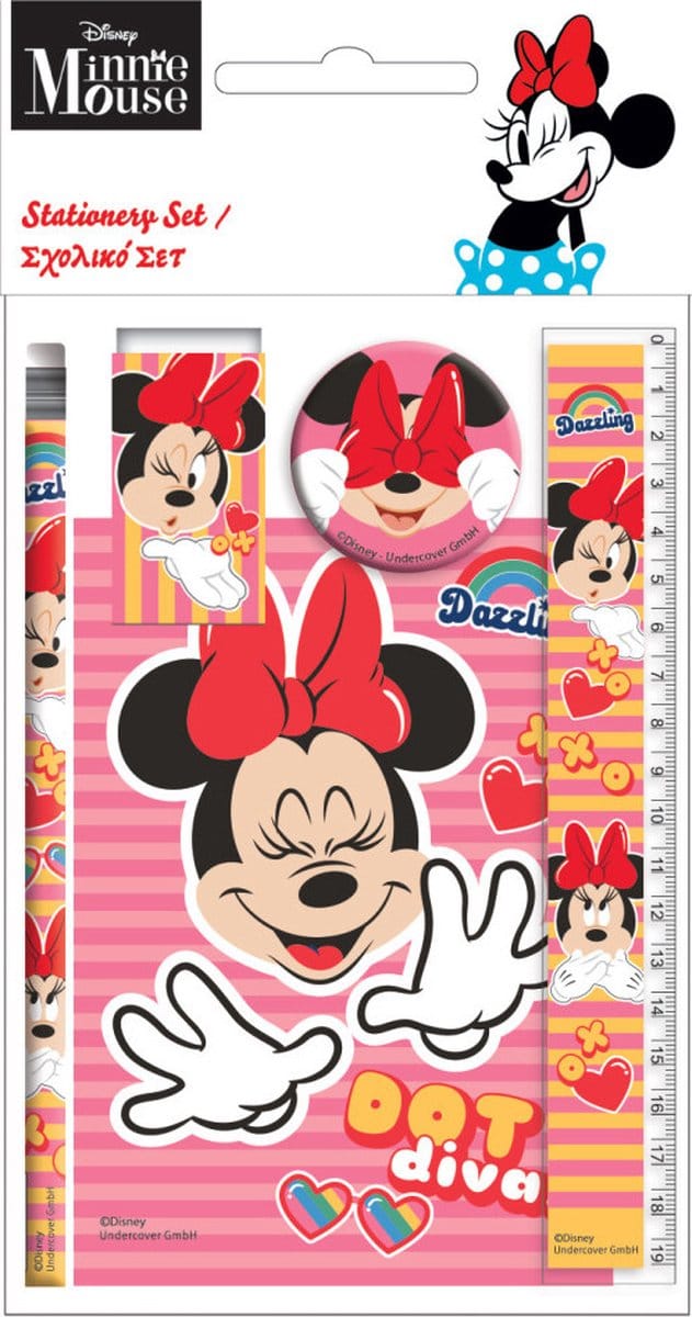 Disney Minnie - briefpapier - stationery - set van 5 stuks