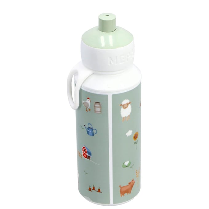 Mepal Pop-up drinkfles Campus Little Dutch - 400 ml - Sluit goed af - Drinkbeker voor kinderen - Little Farm