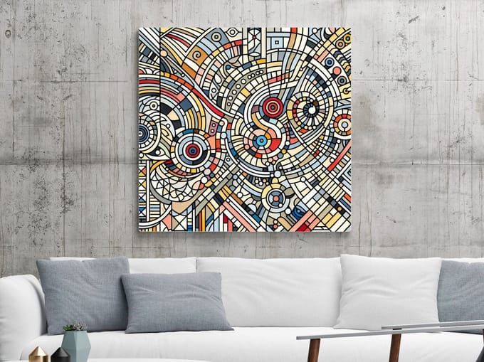 Kunstprint | Wanddecoratie | Dibond | 50 × 50 cm