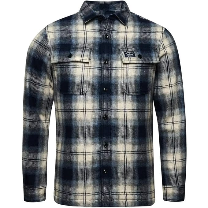 Superdry Overhemd - Modern Fit - Blauw - S