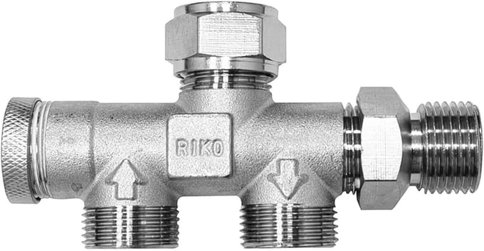 Riko 4-Weg Verdeler ½” X Knel 15Mm X 2 X M22 Verkeerd