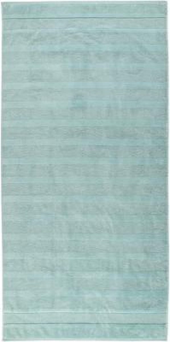 Cawo Noblesse2 Uni Handdoek - Seegrün 50x100