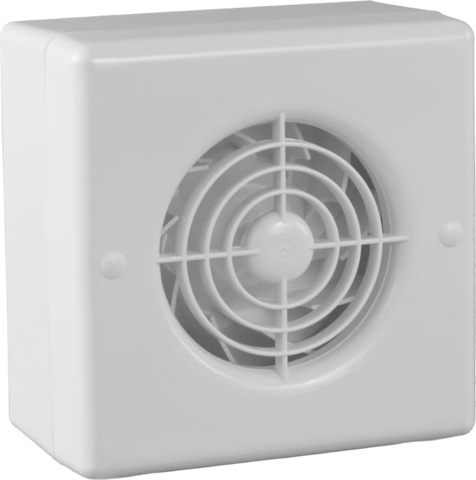 Badkamer-/ toiletventilator CF 100 T wit