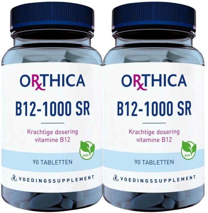 Orthica B12-1000 SR - 2 x 90 tabletten - Voordeelverpakking