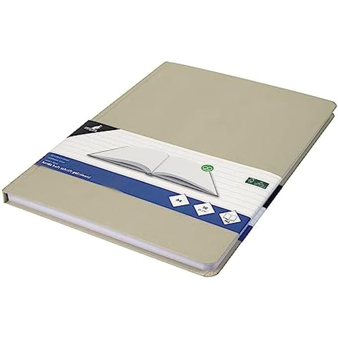 Kangaro notitieboek - A4 - lijn - 192 pagina's - 70 grams - harde kaft - kraft