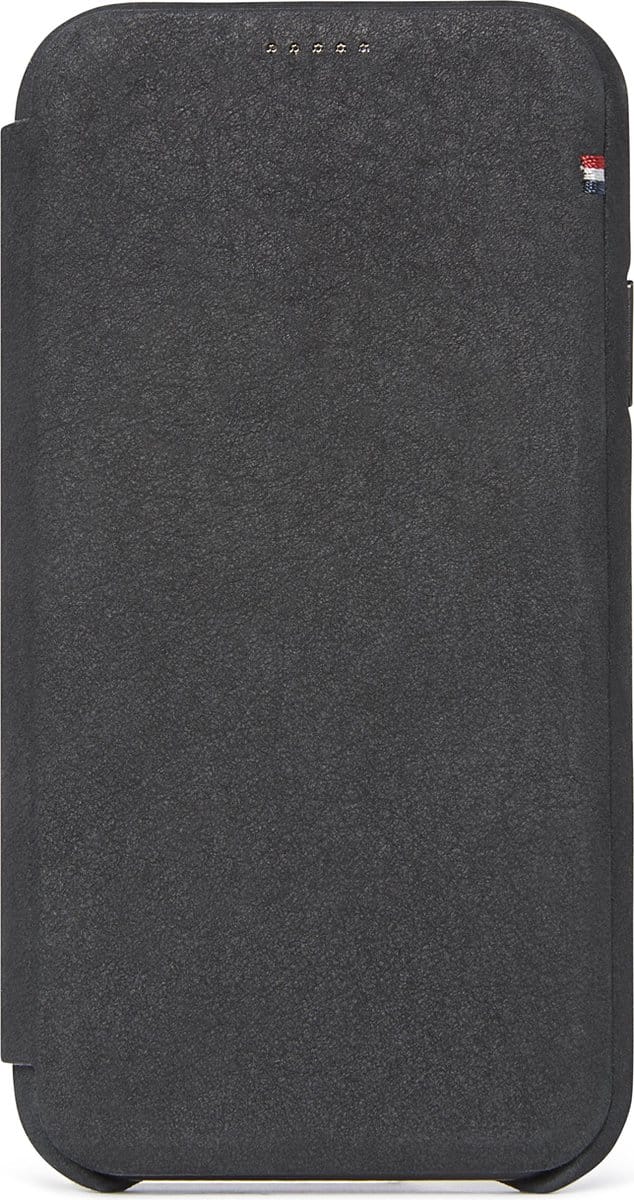 DECODED Wallet Case - iPhone Xr - Hoesje met Pasjeshouder - Hoogwaardig Europees Leer - Zwart