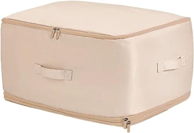 Opbergzakken - Dekbed organizer - Kleding opbergen - Grote capaciteit - L - Abrikoos Roze