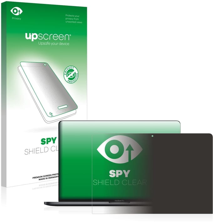 upscreen - privacy screenprotector voor Apple MacBook Pro 13" 2022 - Folie Beschermfolie Blauwlichtfilter