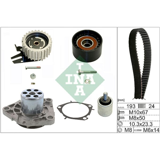 Schaeffler Ina Waterpomp + distributieriem set INA 530 0619 30