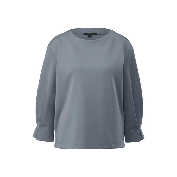 Dames trui van interlock jersey met 3/4 mouwen COMMA