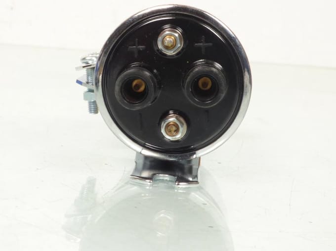 Bobine HT 12V 2 sortie ronde chromé pour moto Harley Davidson 1200 FL 48-98618
