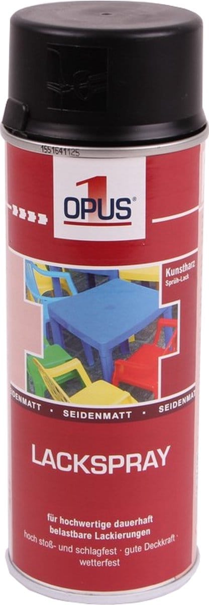 Opus1 - Lackspray - Gebroken wit 400 ml - Sneldrogend - mat, voor hout metaal kunststof