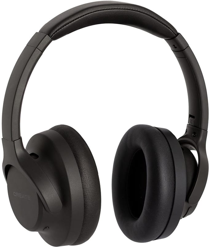 CREATE - Draadloze over-ear koptelefoon met ruisonderdrukking - Zwart - HEADPHONES ANC STUDIO