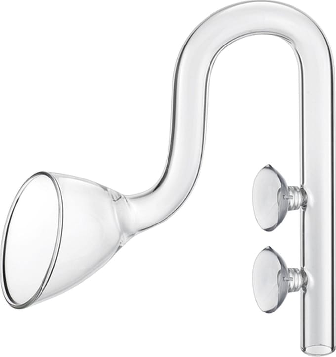 HS Aqua glazen Lily pipe uitstroom - 16/22 mm aansluiting
