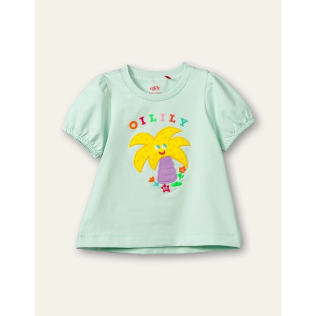 Oilily - Tubba s.sl. T-shirt - Blauw - 74/12m