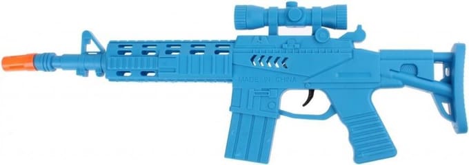 Jonotoys Ratelgeweer 40 Cm Blauw