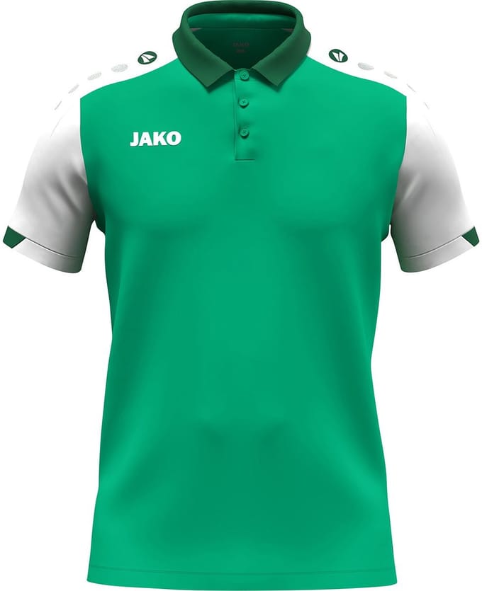 Jako Dynamic Polo Heren - Groen / Wit / Donkergroen | Maat: 4XL
