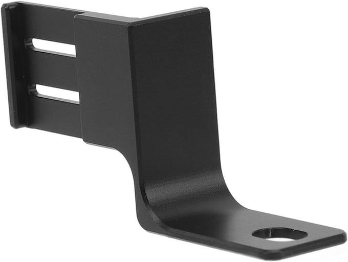 Microfoon Beugel - Camera Accessoire - Audio Opnames - Lichtgewicht Aluminium - 12 x 8 x 3 cm - Zwart