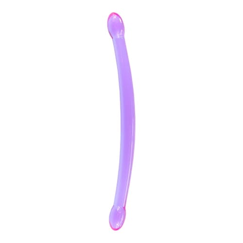 Paarse dubbele dildo