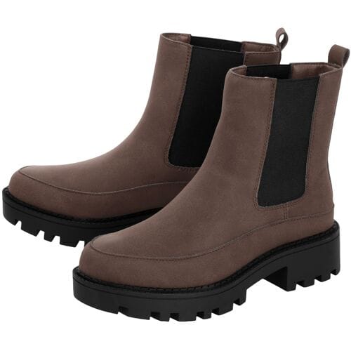 ESMARA Dames chelsea boots (Bruin, 41)