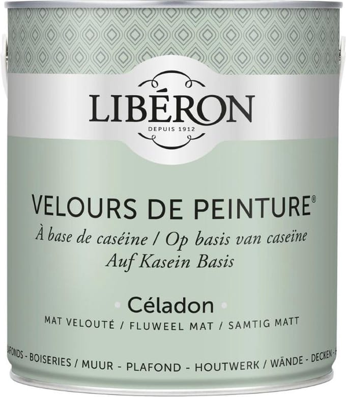 Liberon Velours De Peinture Muurverf - Mat - Céladon - 2,5l
