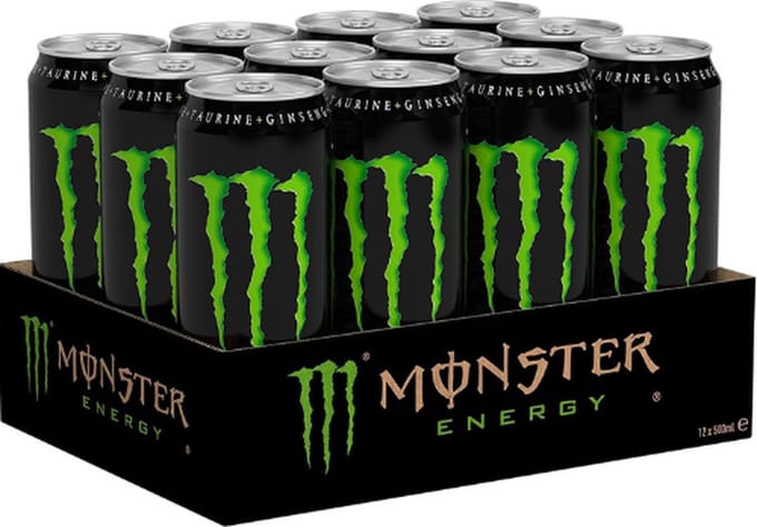 Monster Mega Energy - Blik - 12 x 0,553 liter