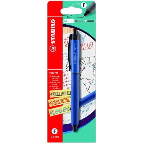 Stabilo rollerball palette blauw