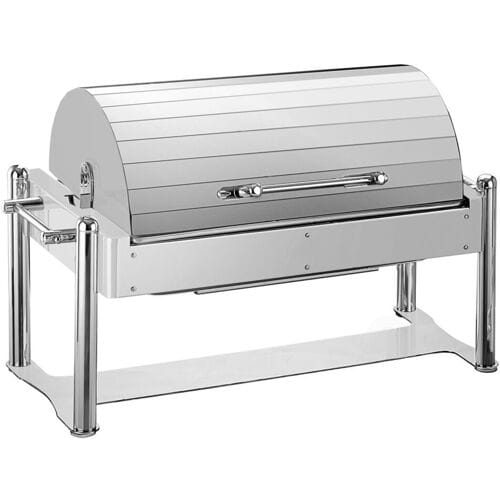 GGM Gastro Chafing Dish - GN 1/1 - mit Rolldeckel - Chrom Zilver