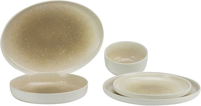 BRICARD NICE TABLEWARE SET | BROWN 25-PIECE