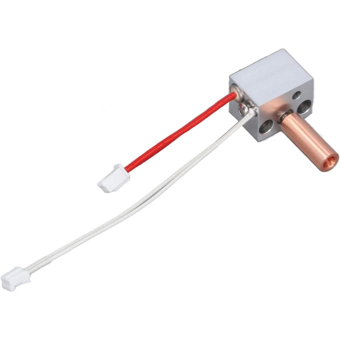 Hotend Verwarmingsblok Kit 3D Printer Extruder Hotend Verwarmingsblok Kit voor ELEGOO Neptune 4 4Pro white
