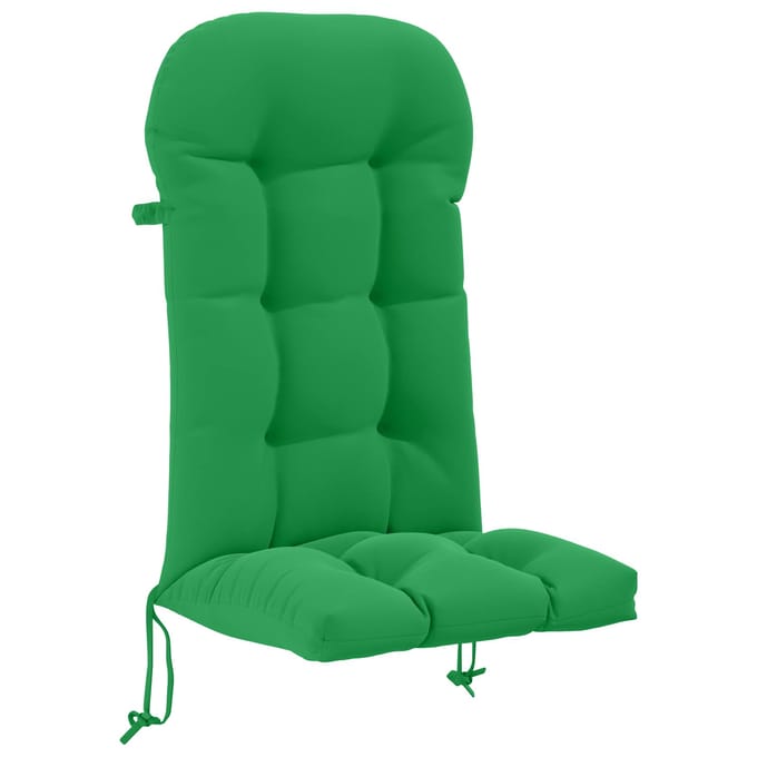 vidaXL Zon Loungerkussen PUTTEN 100% Polyester Groen 48 x 112 x 10 cm