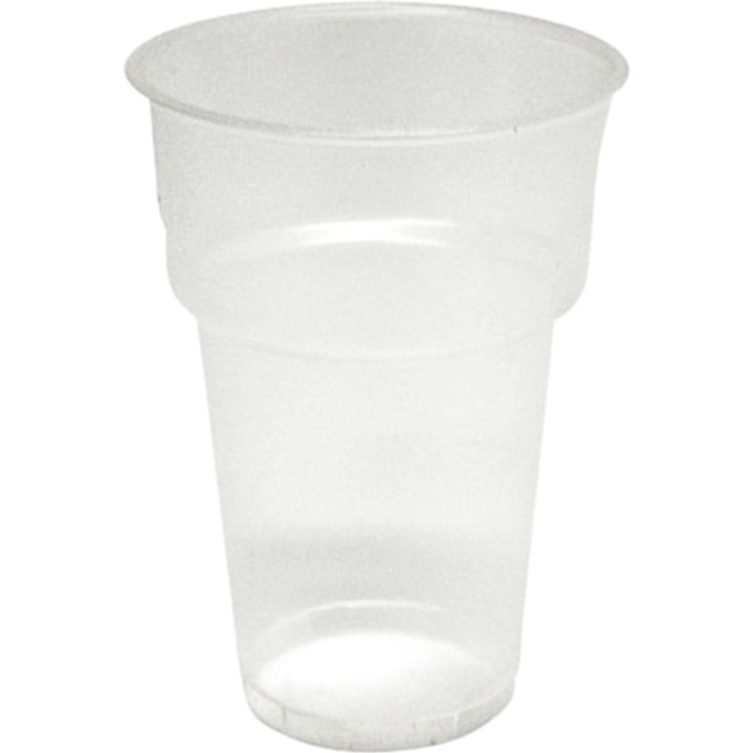 Beker IEZZY bier 250ml PP 50 stuks transparant