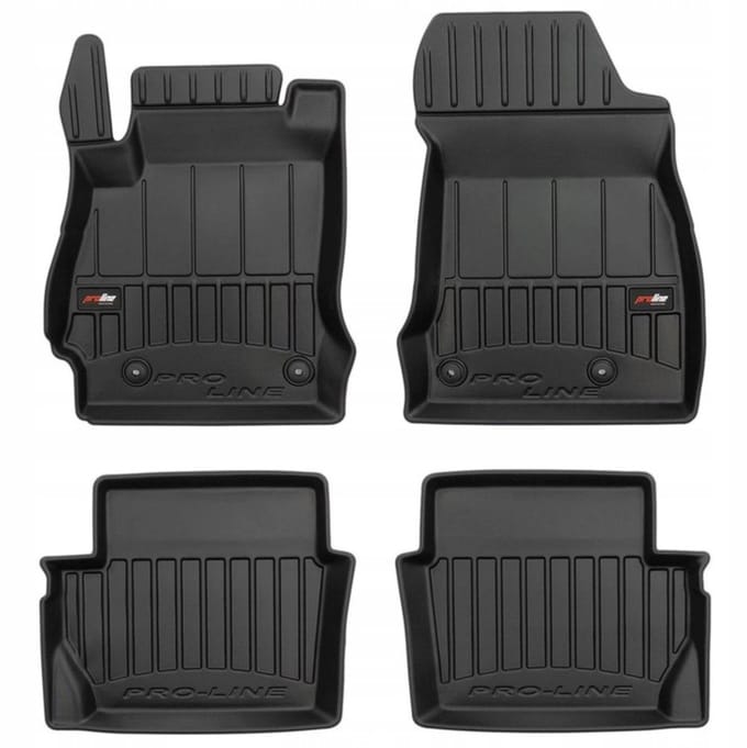 FROGUM – 3D Rubber Vloermatten voor MAZDA 2 II (2007-2014) – Set van 4 matten – TPE – Hoge rand 6 cm