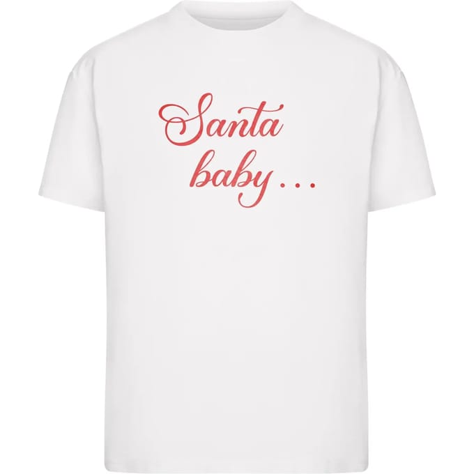 Dames-T-shirt Miss Tee Santa Baby