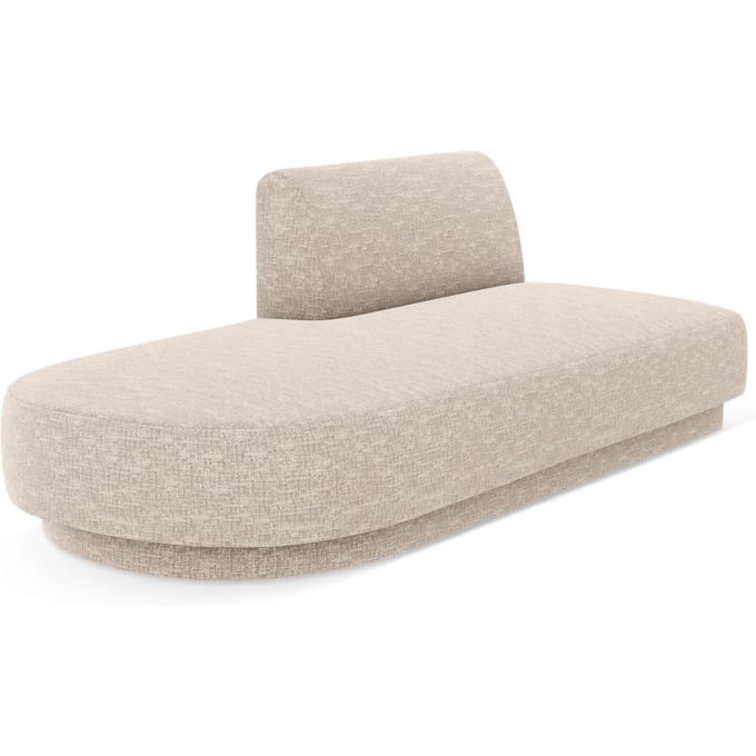 2-zits modulair zitelement Miley open linkerkant chenille | Micadoni Limited Edition