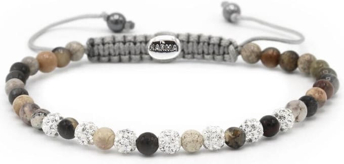 Karma Armband Spiral Bright Star White Crystal