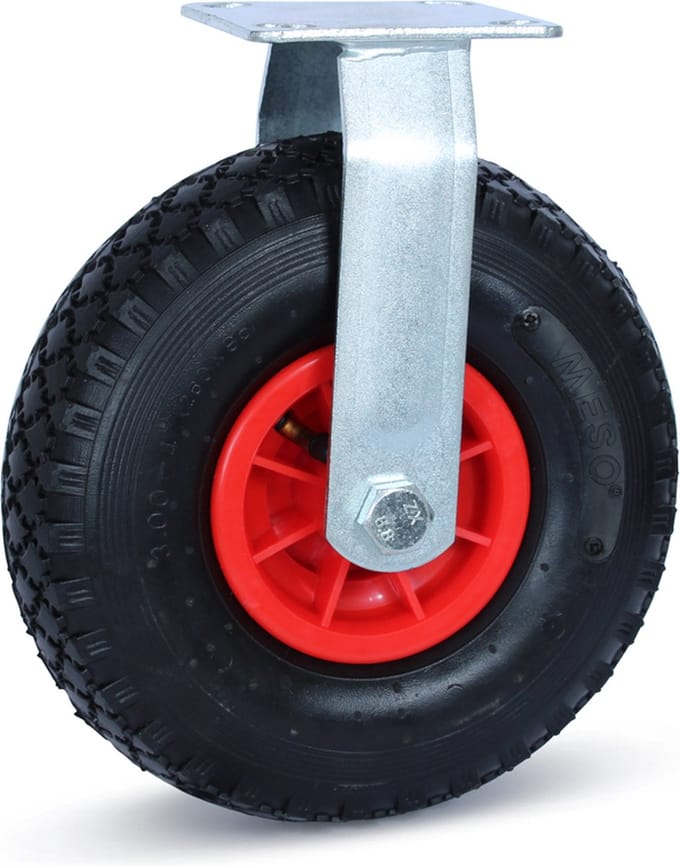 Bokwiel luchtband - Plastic velg - 260mm - 125kg