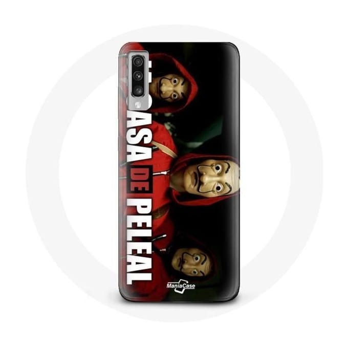 Samsung Galaxy A70 hoesje La casa de papel Het masker van Dali