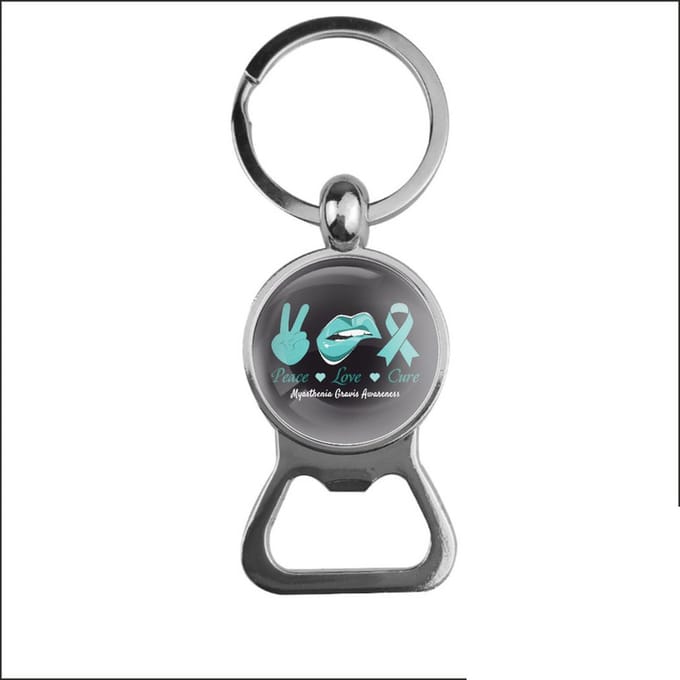Bieropener Glas - Myasthenia Gravis Awareness