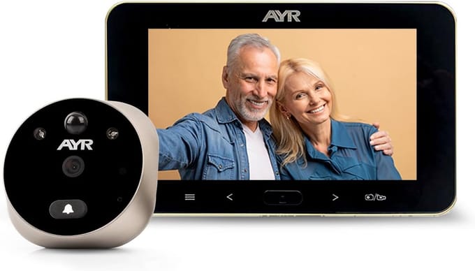 Draadloze Digitale Deurspion Full HD voor Extra Veiligheid
