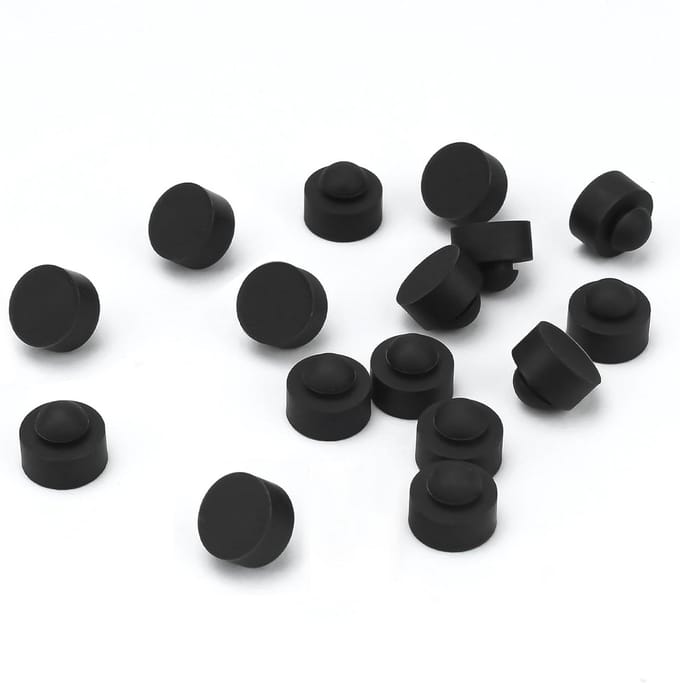 Rubberen Push-in Bumper Potensluiting voor Apparaten en Grills - 16 Stuks
