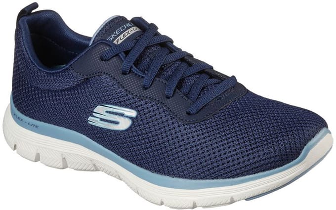 Skechers Flex Appeal 4.0 - Brilliant V Dames Sneakers - Navy - Maat 39