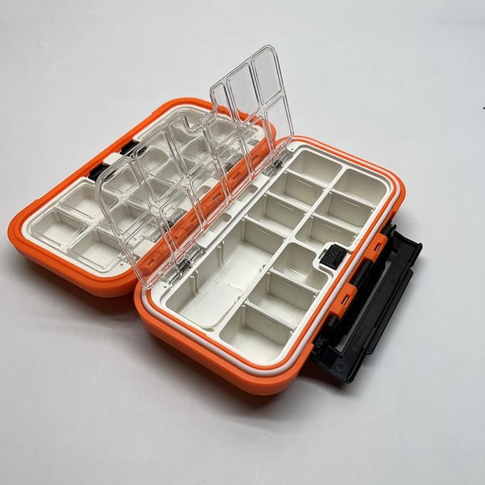 Reis Pillendoos Thuis Medicijn Opberg Organizer Container Medicijn Tablet Dispenser Onafhankelijk Rooster Pillendoos Accessoires oranje